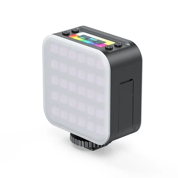 1Set RGB Dual Pilna Krāsu LED Video Gaisma 2500K-9000K 350LUX Magnētisko Mini Aizpildīt Gaismas Pagarināt