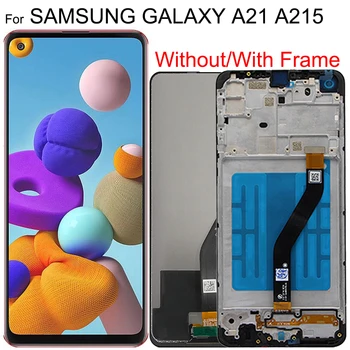 Jaunā Samsung Galaxy A21 Lcd A215 SM-A215U LCD Displejs, Touch Screen Digitizer Montāža Stikla samsung lcd A21
