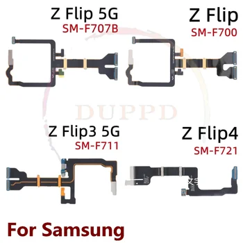 Oriģināls Samsung Galaxy Z Flip Flip3 Flip4 F700 F707 F711 F721 5G Galvenās Valdes Mātesplati Savienotājs LCD Displejs Flex Kabelis
