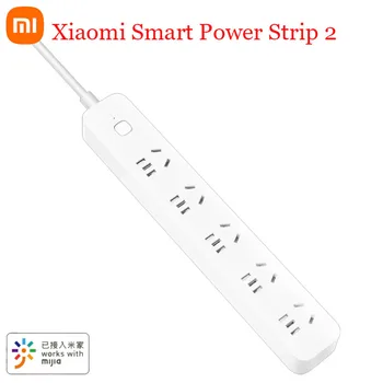 Xiaomi Mi Smart Power Strip Kontaktligzda 2 Tālvadības Slēdzi 5 caurumiem Kontaktligzdu, Kontaktdakšu Elektrības Statistika Smart Laiks Mijia APP